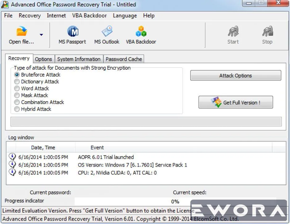 Advanced Office Password Recovery Loader